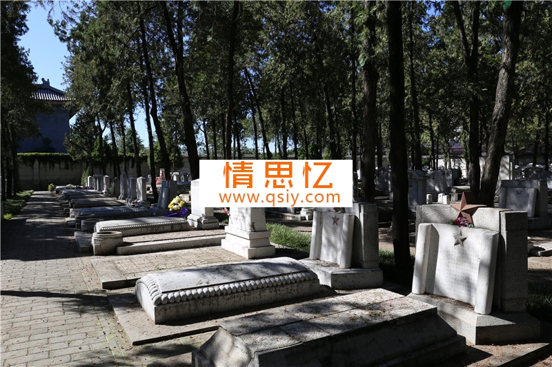 八宝山革命公墓标准墓区烈士碑